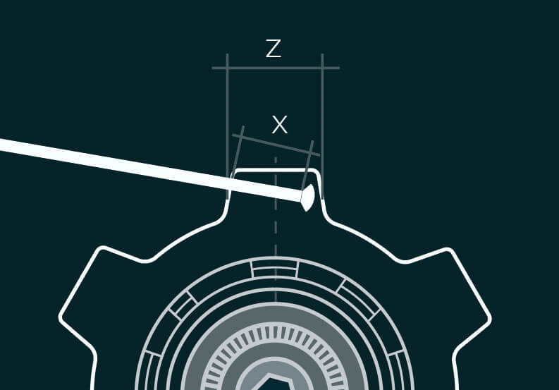 straight pull hub spoke offset measurement